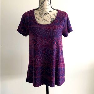 Short sleeve knit T-shirt